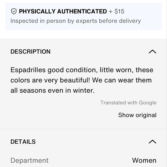 CHANEL Tweed Velvet CC Espadrilles 35 Grey Black with shoe bag - Picture 9 of 16